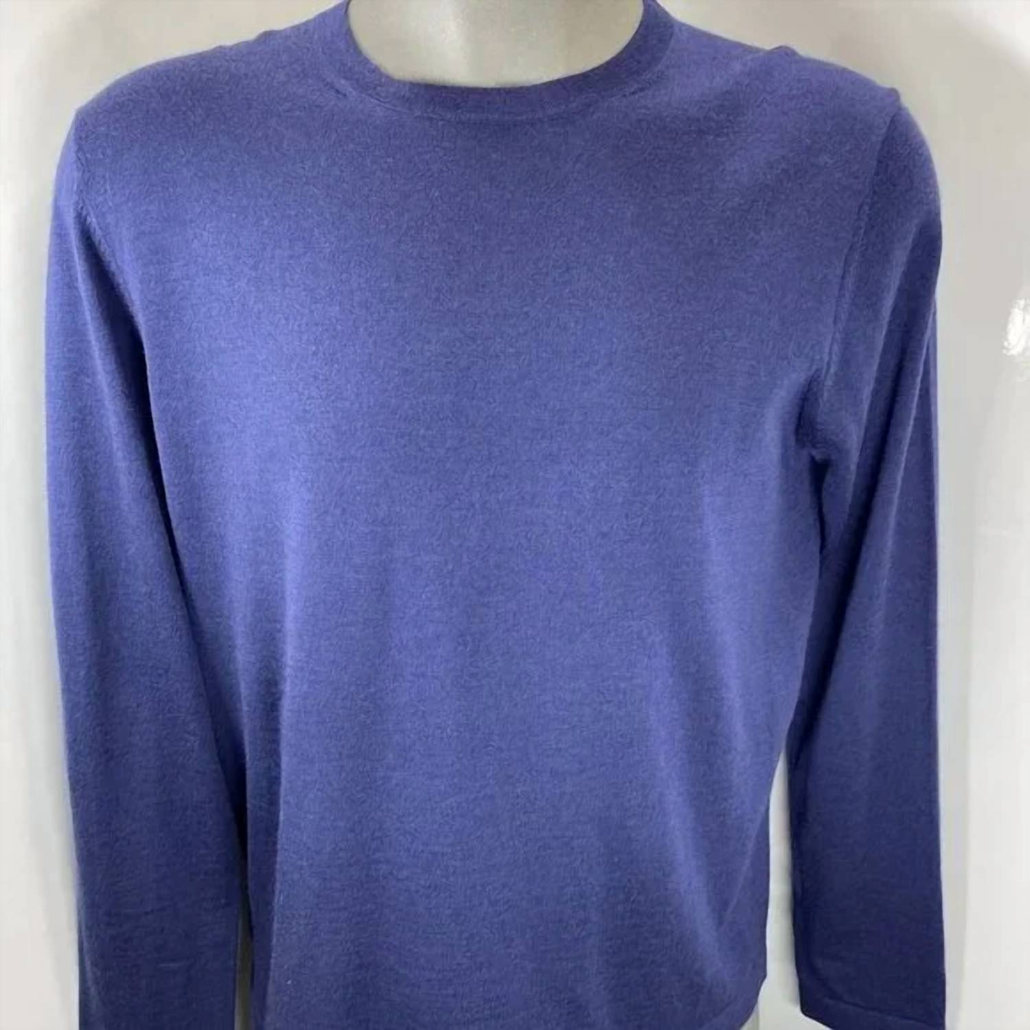 New Velvet By Graham & Spencer Men's Alvin Lightweight Cashmere Wool Crewneck Sw